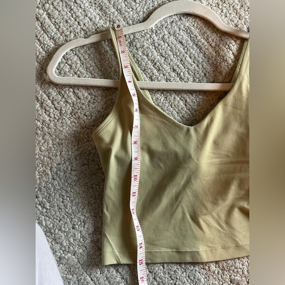 lululemon athletica Women's Light Olive tank top - Picture 5 of 5